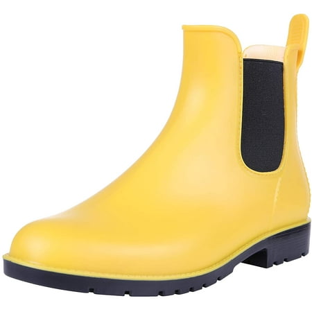 

Women s Ankle Rain Boots Waterproof Chelsea Boots