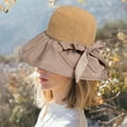 thumbnail image 6 of BAOSITY Adult Surf Bucket Hat Fishing Hat Fashionable Bike Hat Type for Biking Cycle Travel Women Khaki, 6 of 8