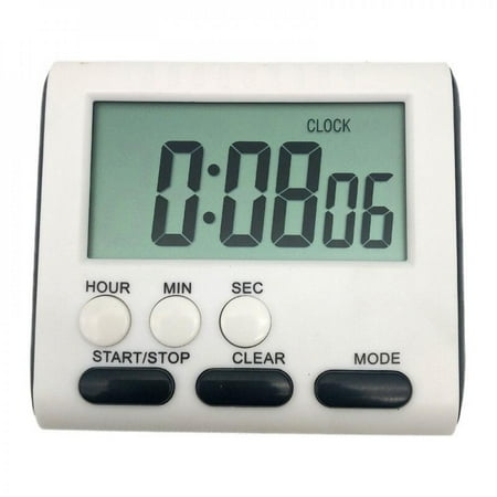 

3 A Battery Operated with Magnet and Stand Large Digits For Baking Study Beauty Multifunctional Digital Kitchen Timers