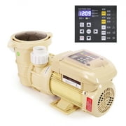 XtremepowerUS 1.5HP Variable Speed Above Ground Pool Pump, High Flow, Intelligent Control Panel, 115V