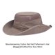 thumbnail image 3 of Minnieouse Sombrero de pescador para mujer, gorra de ala ancha ajustable para acampar y viajar con cuerda, sombreros de cubo de diseño Simple a Sombreros Café, 3 of 6