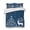 Blue, variant on Quilts Queen Size Bedding Set, Red Christmas Lightweight Quilted Comforter, Xmas Tree Elk Snowflake Winter Soft Reversible Bedspread Coverlet with Pillow Covers for All Season, 90" x 96"