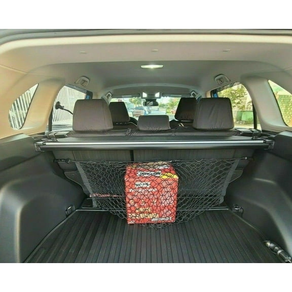 EACCESSORIES EA Trunk Organizer Cargo Net for TOYOTA COROLLA CROSS 2022-2023 – Envelope Style Cargo Net for SUV – Premium Mesh Car Trunk Organizer Vehicle Carrier Storage – Compatible COROLLA CROSS