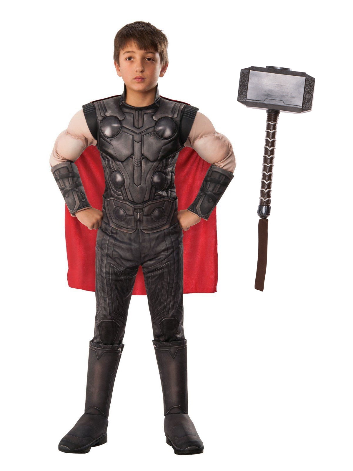 Endgame Thor Kids Costume Kit with Mjonir Hammer