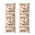 thumbnail image 2 of Bingfone Body Pillow Cover Long Pillow Case With Zipper Decorative Bedding Pillowcase 20"X54" Soft Cushion Pillow Case For Bedroom-Beagle Dog On Brown, 2 of 8