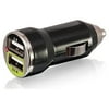 Intelec Sales & Marketing USBCC-COMPX2 eVogue 2.1 Amp Dual USB Car Charger for iPad iPhone 4s 4 3Gs -