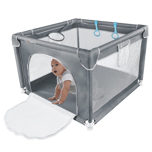 WAYPLUS Baby Playpen, Kids Safety Activity Play Yard Collapsible