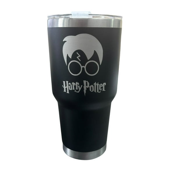 Termo de acero inoxidable color Negro, Harry Potter, capacidad de 887 mililitros