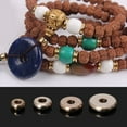 thumbnail image 2 of 100x 6mm Gold Flat  Spacer Beads Disc Loose Jewelry Making Beads, 2 of 3