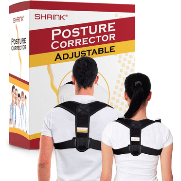 Shrink Posture Corrector Back Support - Best for Improving Posture, Relieving Back Pain, Neck & Shoulder Pain Relief for Women & Men