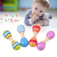 thumbnail image 2 of Juego de 4 maracas de madera para niños - Instrumento musical divertido y colorido (colores surtidos)  

*Alternativa más corta:*  
4 maracas infantiles de madera - Juguete musical educativo con, 2 of 7