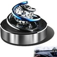 thumbnail image 1 of Solar Rotating Car Freshener Creative Car Aromatherapy Diffuser with Crystal Ball Car Interior Decoration Accessories, 1 of 5