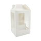 thumbnail image 2 of Cajas de embalaje floral con asa, ventana transparente para bodas, regalos de graduación Blanco, 2 of 9