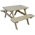 thumbnail image 2 of Yellow Pine Picnic Table with Attached Benches, 2 of 18