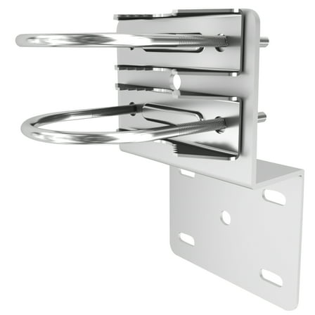 WEUVEB 1Set Stainless Steel Antenna Mounting Bracket For Outdoor Wall Mounting In Silver