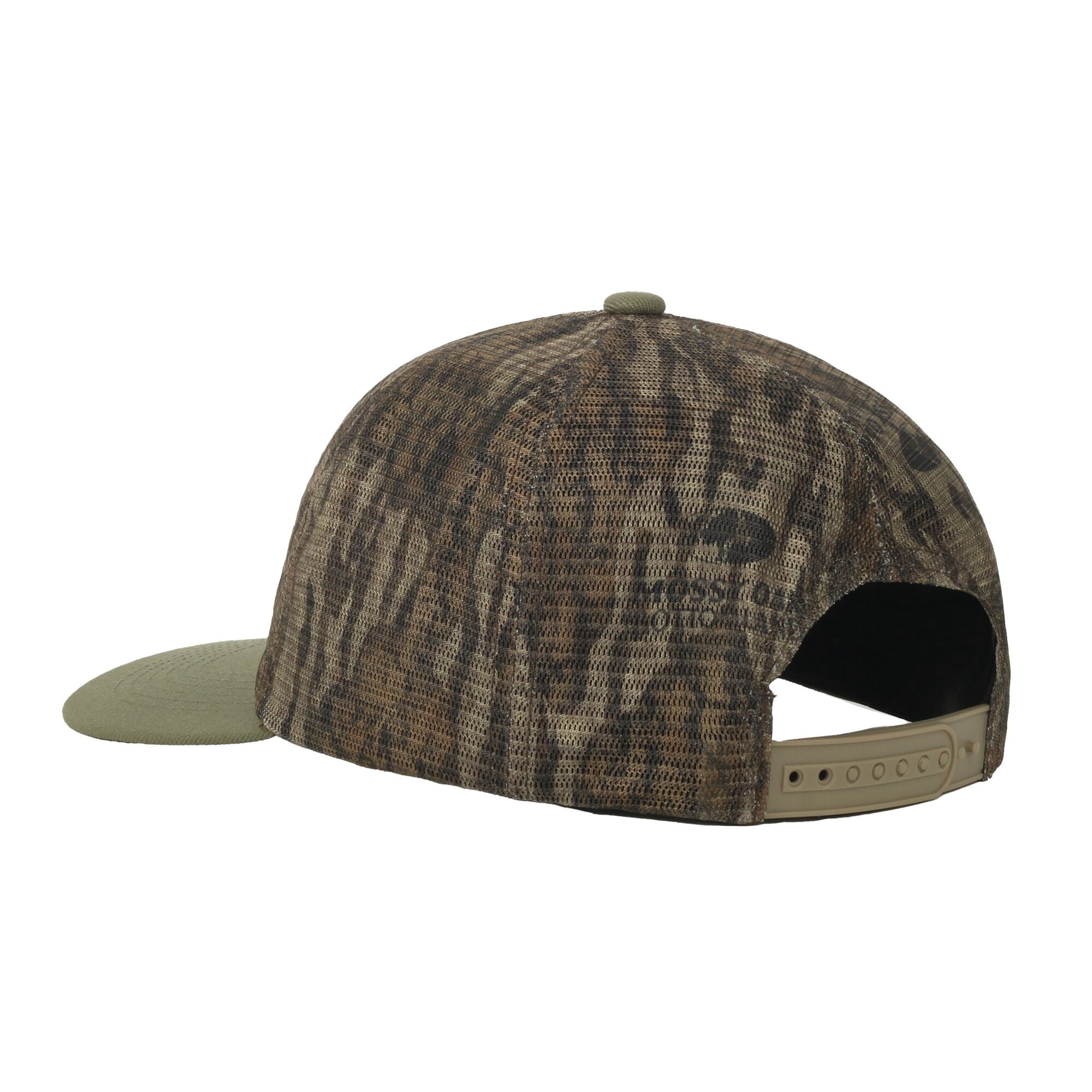 Mossy Oak® New Bottomland Fishing Cap – Unstructured Mesh Back, Flat Bill, One Size