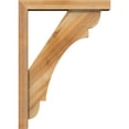 thumbnail image 3 of Ekena Millwork 4"W x 20"D x 28"H Olympic Block Rough Sawn Bracket w/ Offset Brace, Western Red Cedar, 3 of 25