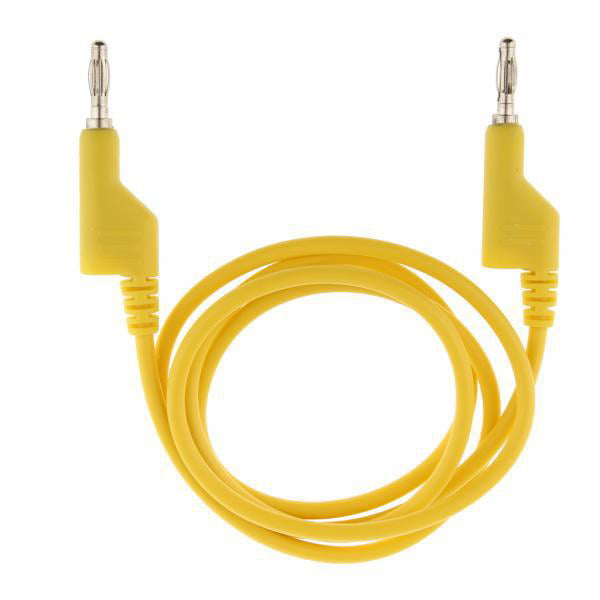 Details about   Dual Copper Stackable 4mm Banana Plug Multimeter Test Cable Lead Cord Yellow 