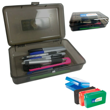 New Plastic Pencil Box Pen Art Craft Storage Kid School Office Case (Smiggle Best Pop Out Pencil Case)