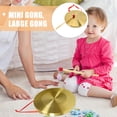 thumbnail image 4 of NIYANGLE 35Pack Portable Gong Instrument Traditional Chinese Brass Gong for Festive Occasions, 4 of 4