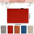 thumbnail image 2 of A5 Soft Leather Matte Business Notebook - Professional Lined Journal - Office Writing Notebook - Red, 2 of 4