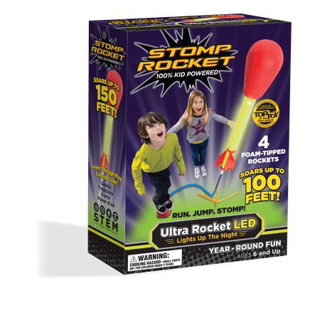 Stomp Rocket® Ultra LED, 4 Rockets