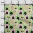 thumbnail image 1 of oneOone Cotton Silk Mint Green Fabric Halloween Diy Clothing Quilting Fabric Print Fabric By Yard 42 Inch Wide, 1 of 1