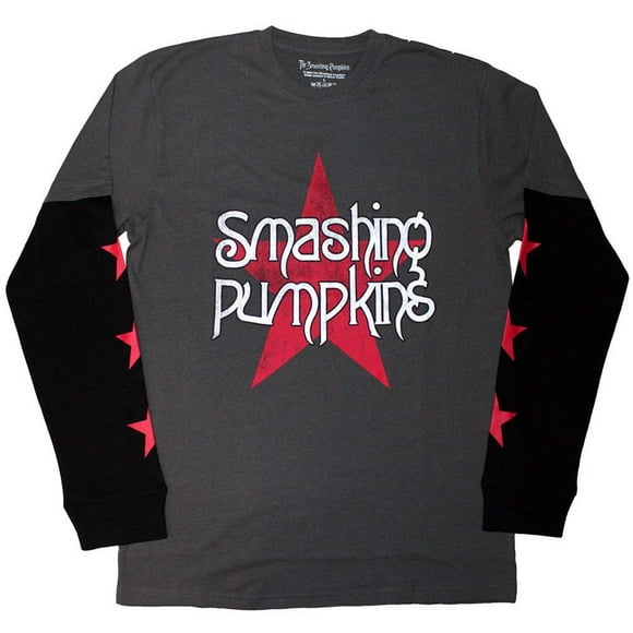 The Smashing Pumpkins Adult Star Logo Layered Long-Sleeved T-Shirt