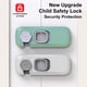 thumbnail image 3 of Armario autoadhesivo Cerraduras para frigorífico Inodoro para niños pequeños Cerradura de puerta a prueba de niños Cerraduras de armario Gadgets Accesorios Verde 5 piezas kenally BA000385-02, 3 of 7