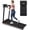 Black-3.0HP, variant on CZBZ Treadmill with 8% Incline, Handlebars, 3.0HP Portable Foldable Treadmills with 4 Adjustable Support Feet, 265LBS Capacity Treadmills for Home Office & Small Spaces