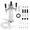 3 Tap, variant on 3 Tap Triple Tap Draft Beer Tower Dispenser with Self-closing Faucets