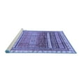 thumbnail image 2 of Ahgly Company Machine Washable Indoor Rectangle Abstract Blue Modern Area Rugs, 5' x 8', 2 of 4