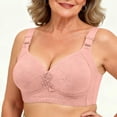 thumbnail image 5 of Gytharion Women's Plus Size Wireless Bras Push Up Lifting Anti-sagging Beauty Back Underwear Bras Wide Adjustable Straps Side Support Everyday Bras for Middle-aged Moms, 5 of 8