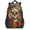 Black, variant on Jiaoprinted Ocean Sunrise Backpack, Large Summer Tropical Palm Leaf Travel Laptop Backpack Men Women Work Business Computer Casual Daypack Rucksack, 18 Inch