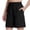 Black, variant on Bermuda Shorts for Women Summer Casual Elastic High Waist Shorts Soft Thin Shorts with Pockets Basic Clothes