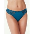 thumbnail image 2 of Joyspun Women's Microfiber and Lace Cheeky Panties, 3-Pack, Sizes XS-3XL, 2 of 4