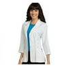 Med Couture Women's Peaches 28 Inch Lab Coat, White, Small
