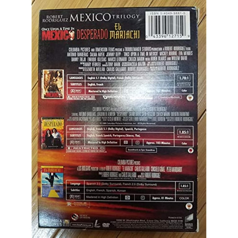 Desperado DVD - New - Starring Antonio Banderas