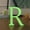 R, variant on HmNPlay Luminous 3D Mirror Wall Sticker Letter R Glow in the Dark DIY Decals for Home Living Room Bedroom Decor