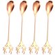 thumbnail image 4 of 4pcs cucharas de postres cucharas de degustación cucharas de acero inoxidable cucharas espresso cucharas de metal para sopa, 4 of 5
