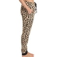 thumbnail image 2 of Just Love Women Pajama Pants Sleepwear (Cheetah Jogger, Medium), 2 of 3