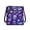 Blue-Skull Galaxy, variant on Owl Print Leather Crossbody Shoulder Bag for Women Satchel Purse Sling Bag Multi Pockets Hobo Bag Messenger Bag with Multi Pockets, Blue