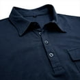 thumbnail image 6 of Sngxgn Polos for Men Mens Polo Shirts Short Sleeve Summer Casual Shirt(Blue,XL), 6 of 7
