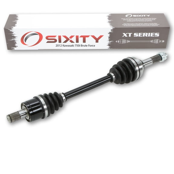 Sixity XT Rear Right Axle compatible with Kawasaki Brute Force 750i 2012 - KVF750HCS EPS 4X4