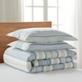 thumbnail image 4 of Levtex Home - Ipanema Comforter Set - King Comforter + Two King Pillow Cases - Coastal - Blue, Taupe and Cream - Comforter (106 x 94in.) and Pillow Case (36 x 20in.) - Cotton, 4 of 8