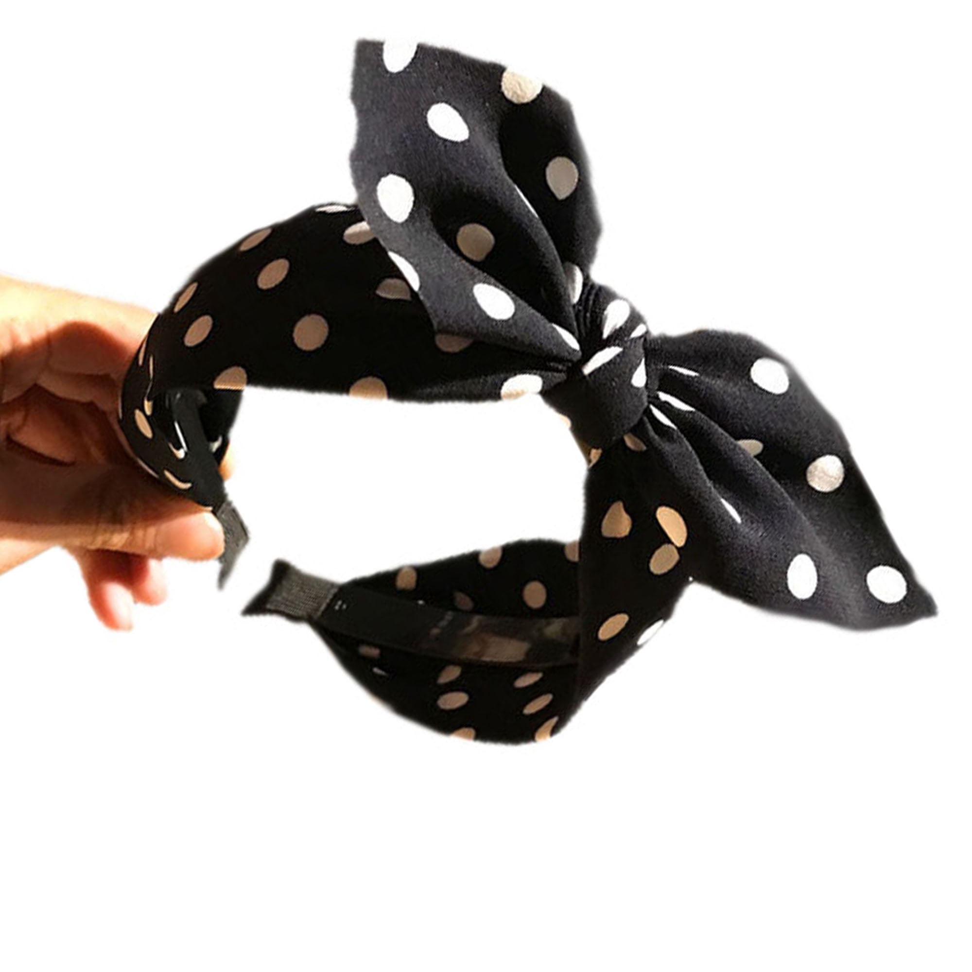 Claret Headband Black White Polyester Blend Elegant Hair Accessory Black and White Headbands | Trendy Headbands | Twine & Love main image 3