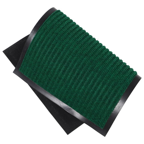 OULII Front Door Rug Dark Green Non Slip Water Absorbing Mat For Hallway 1Pcs