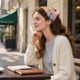 thumbnail image 5 of EEEkit 12pcs Silk Feeling Square Scarves for Women, Mixed Color Hair Neck Head Scarf Set, Handkerchief Bandanas, 19.6in, 5 of 7