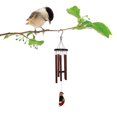 thumbnail image 1 of Creative Memorial Melody 5 tubos de aluminio Campanas Campanas con S Mascota Pájaro Colgante Hogar Patio trasero Porche CUTICAT colgante de campanas de viento, 1 of 8