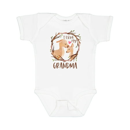 

Inktastic I Love My Grandma Gift Baby Boy or Baby Girl Bodysuit